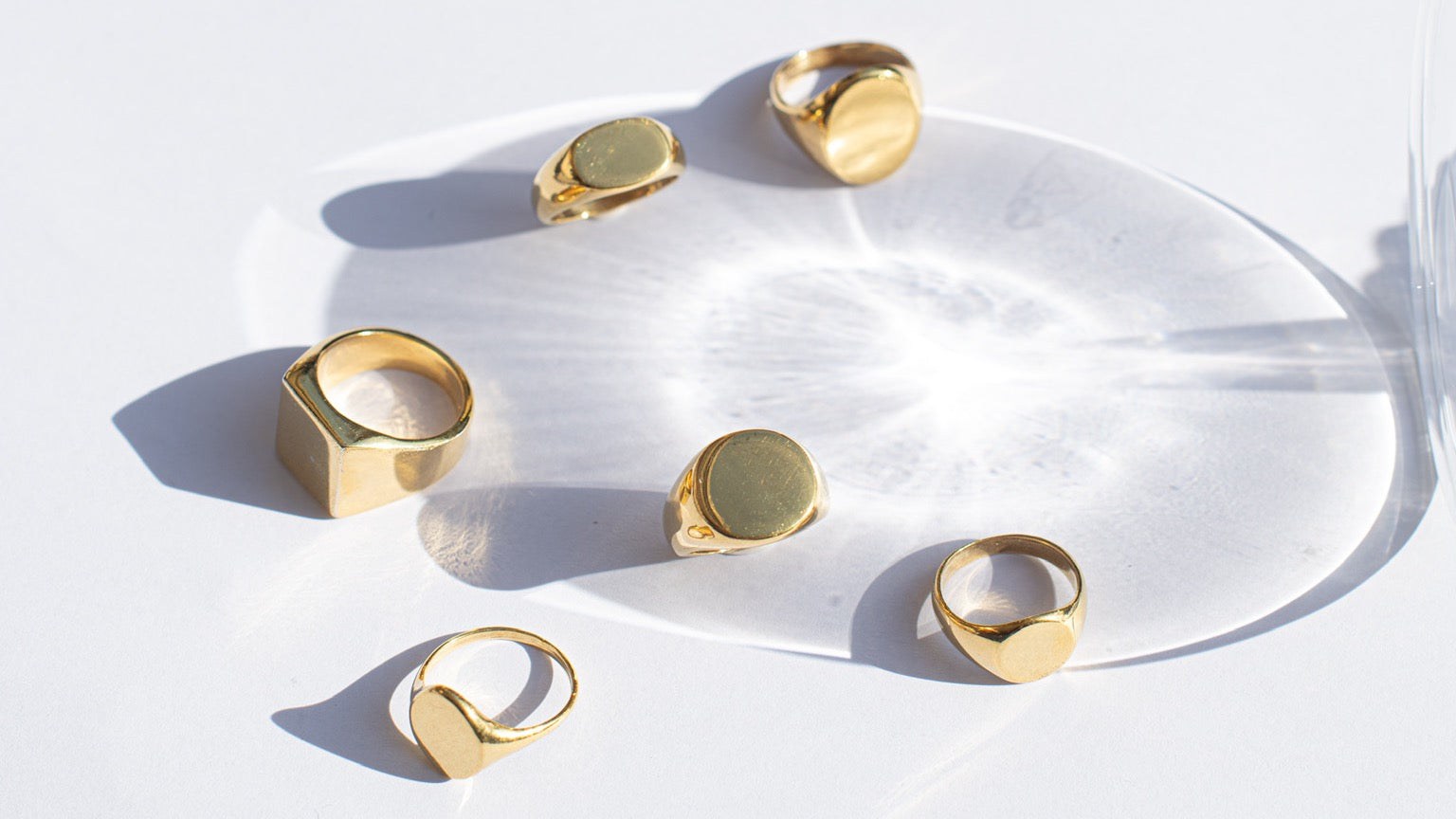 Anillos sello oro y plata