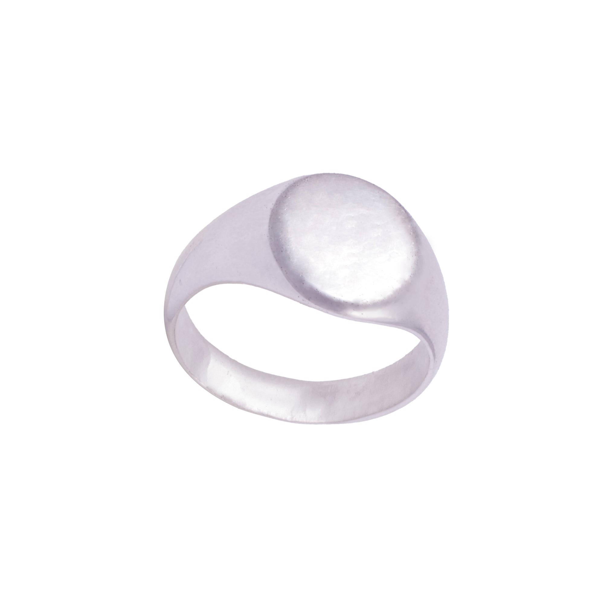 Anillo Pebble en plata 950 maciza con forma orgánica – diseño minimalista hecho a mano por Jo&G
